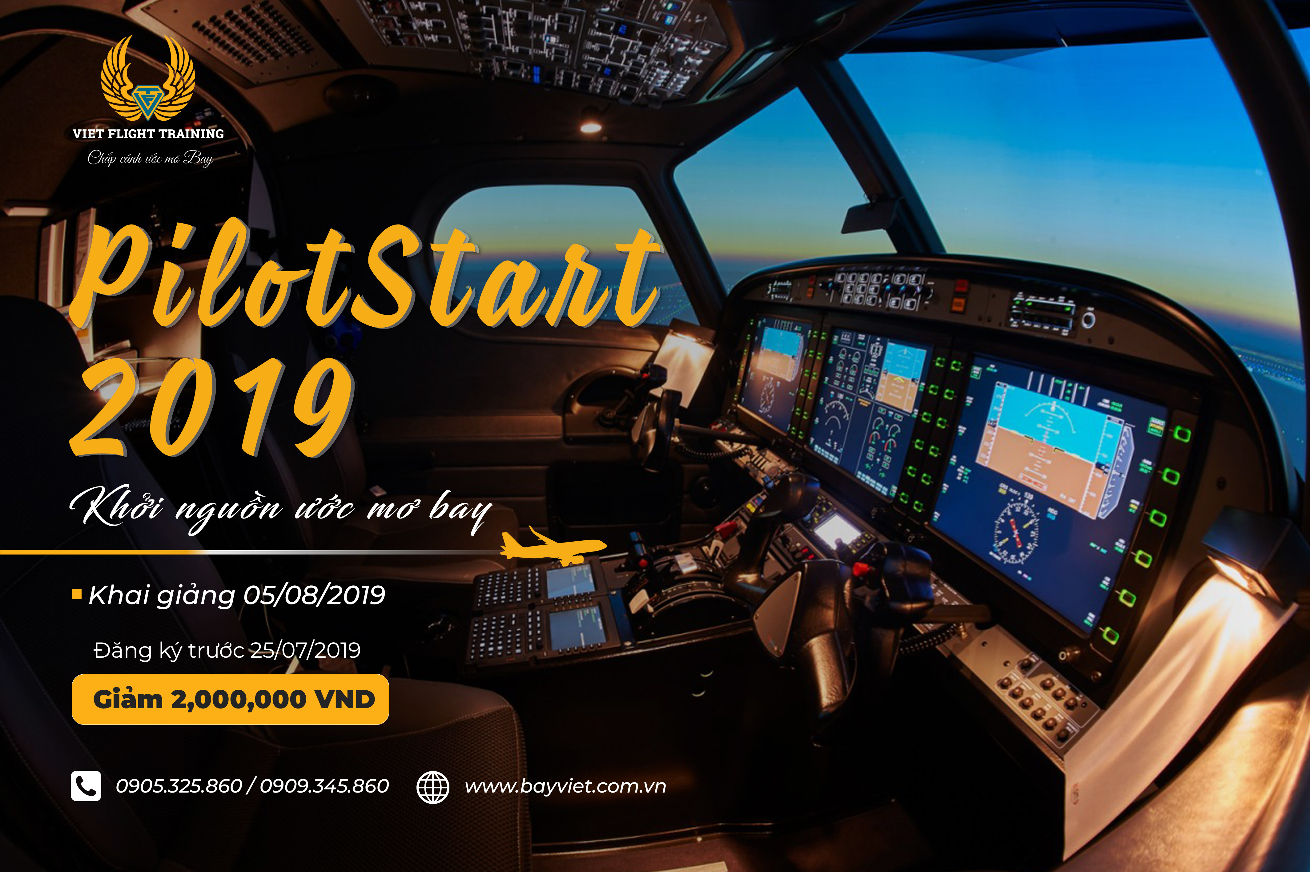 Thông báo khai giảng lớp “PilotStart 2019”