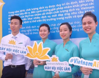 Bay Việt tại Ngày hội việc làm Vietnam Airlines (Đà Nẵng 26/10/2019)
