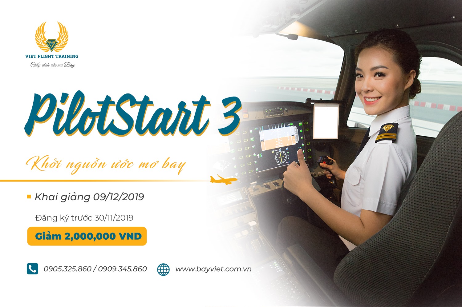 Thông báo khai giảng lớp “PilotStart 3”