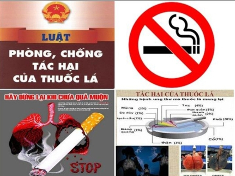 luật phòng chống tác hại của thuốc lá