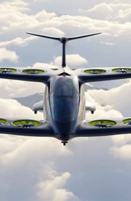 Máy bay tầm hoạt động 400 km có thiết kế 'quạt trong cánh'