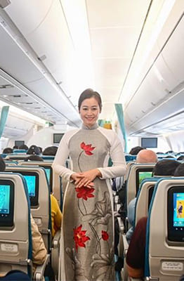 Vietnam Airlines trên hành trình 20 năm thay đổi nhận diện thương hiện Bông Sen Vàng