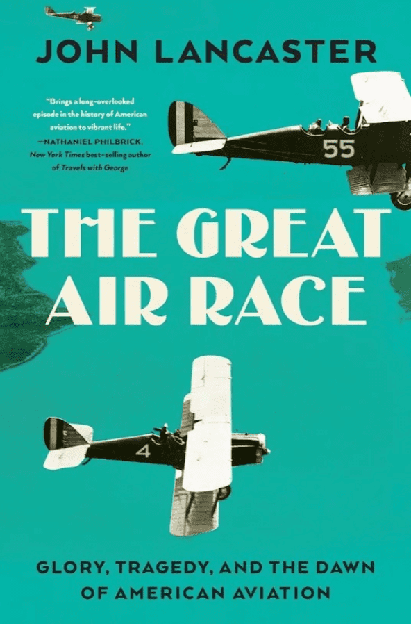 ìa sách The Great Air Race: Glory, Tragedy, and the Dawn of American Aviation. Ảnh: Liveright