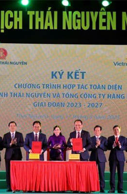 Vietnam Airlines hợp tác toàn diện với tỉnh Thái Nguyên