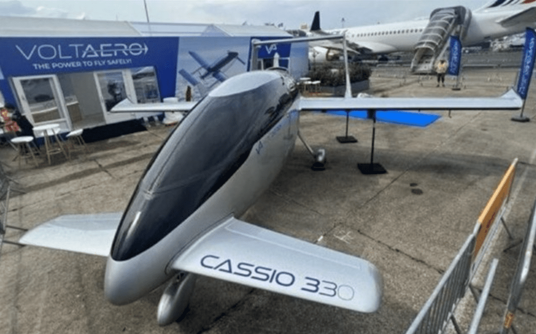 Hãng VoltAero vừa cho ra mắt máy bay dòng Cassio 330 tại Triển lãm hàng không Paris. Ảnh: Aerotime