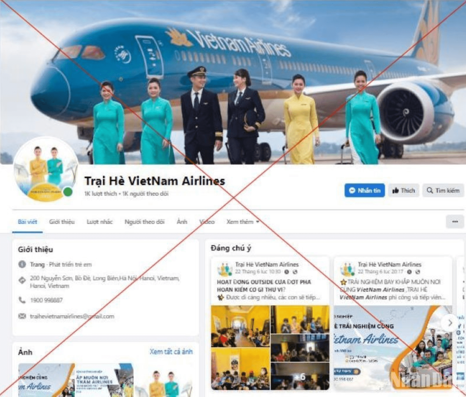 Vietnam Airlines khuyến nghị cảnh giác trại hè hướng nghiệp hàng không giả mạo